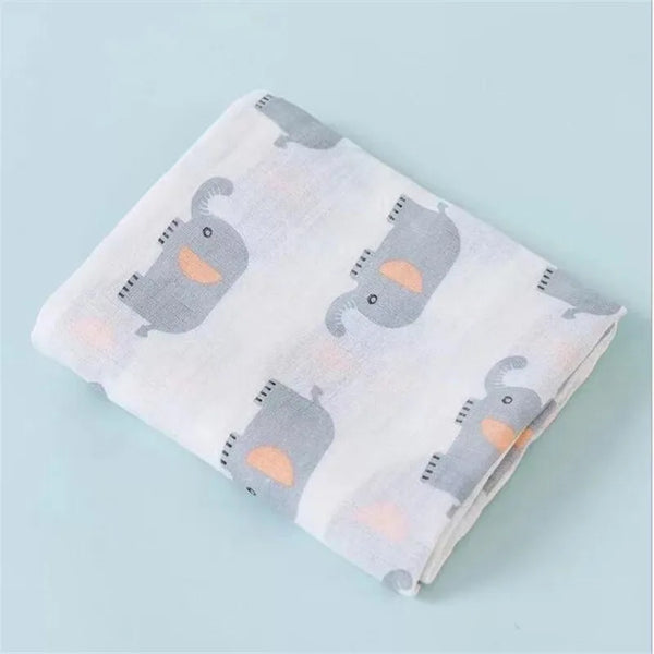 29 Styles of Super Soft Cotton Muslin Baby Swaddle Blankets - 43x43inch