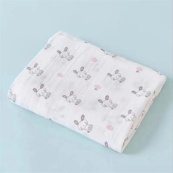 29 Styles of Super Soft Cotton Muslin Baby Swaddle Blankets - 43x43inch