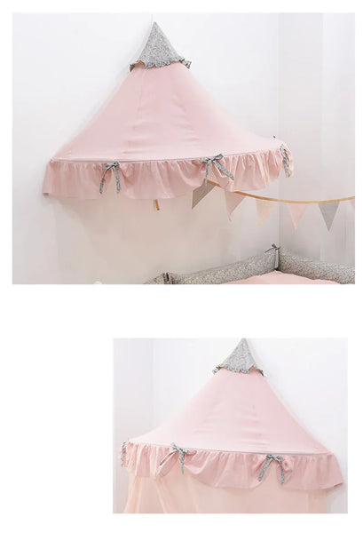 Kids Teepee Tents Play-House Netting Decor