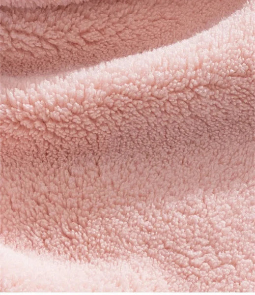 Extra Absorbent 6-Layer Coral Fleece Baby Bath Towel Squares