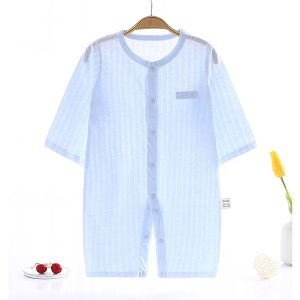Infant Onesies For Baby Girl and Boy  - Cotton Solid Color Long Sleeve Unisex Baby Romper