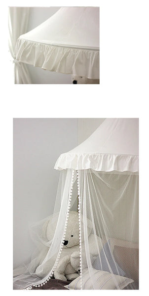 Kids Teepee Tents Play-House Netting Decor