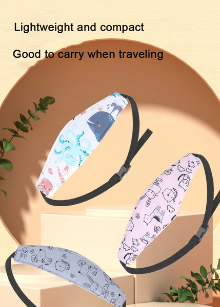 Adjustable Baby Safety Car-Seat and Stroller Head Support Belt