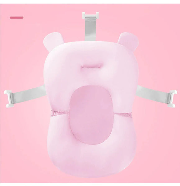 Baby Shower Bath Tub Pad, Non-Slip Newborn Bathtub Cushion Mat