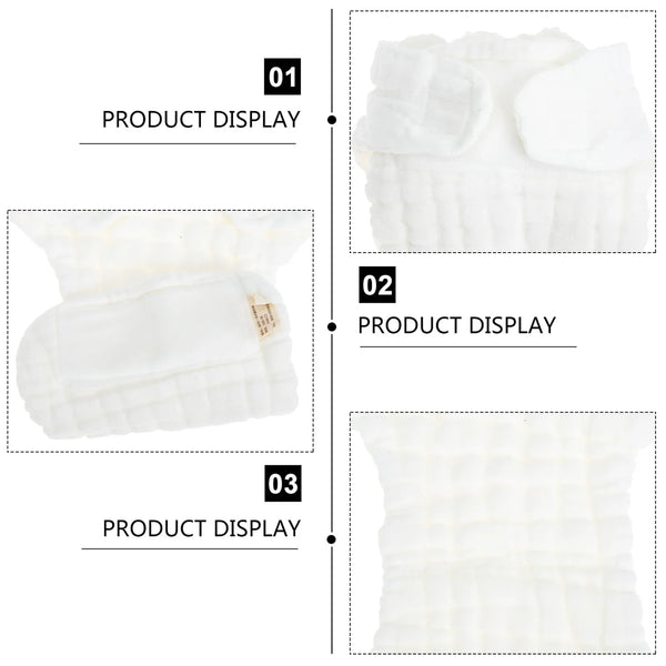 5 Pcs Reusable Washable Cloth Baby Diapers for Toddlers