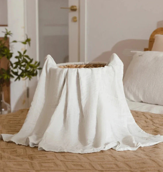 Summer Breathable Bamboo Cotton Multipurpose Swaddle Blankets 120*120cm / 47.25x47.25inch
