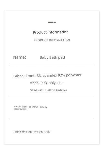 Baby Bath Cushion & Bath Tub (Multiple Options)